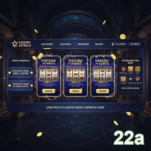 Mesas de roleta, blackjack e bacará em cassino ao vivo